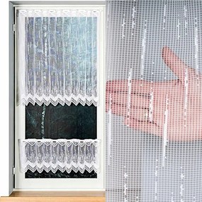 Jacquard függöny 000146 200x30cm irigy mintás (kész) szegéllyel