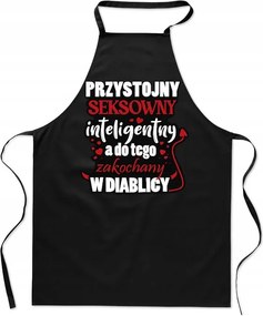 Konyhai kötény Férfinak Valentin napra Szerelmes az Ördögbe