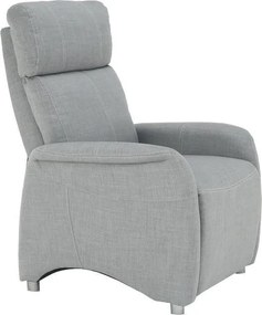 Állítható fotel, szürke szövet, FOREST