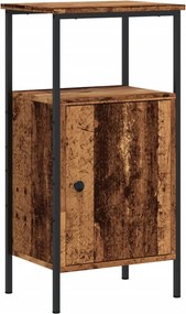 vidaXL antik fa színű szerelt fa éjjeliszekrény 41 x 31 x 80 cm