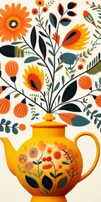 Poszter 50x100cm Buja tea