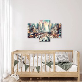 Kép - Városi élet (90x60 cm)