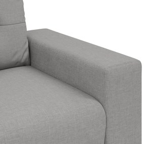 3-Fős Kanapé Felhő Szürke 180 cm Textil