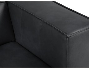 Sötétkék bőr sarokkanapé (jobb oldali) Madame – Windsor &amp; Co Sofas