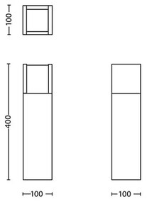 Philips - LED Kültéri lámpa ARBOUR LED/3,8W/230V 40 cm IP44