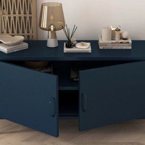 TV-szekrény lábakon ROSA, 1150 x 595 x 400 mm, Modern: sötétkék