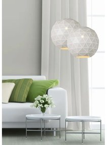 Lucide 21409/40/31 - Függeszték OTONA 1xE27/60W/230V fehér