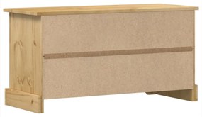 Corona tömör fenyőfa TV-szekrény 100 x 40 x 52 cm