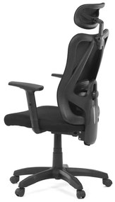 Fekete Hálós Irodai Szék, Szinkron Mechanikával. KA-R215 BK