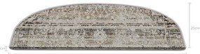 Bézs lépcsőszőnyeg szett 16 db-os 20x65 cm Cottage Warmth – Vitaus