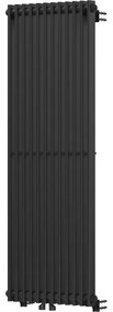 Mexen Kansas dísz radiátor 1200 x 420 mm, 975 W, Fekete - W204-1200-420-00-70