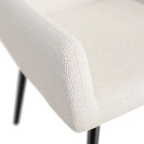 Juskys Odense fotel lábtartóval – krém