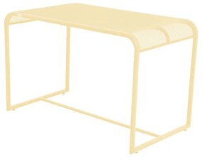 MWH sárga fém balkon asztal, 63 x 110 cm - ADDU