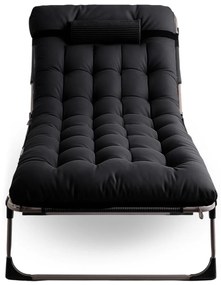 Kempingágy Fekete VENUS