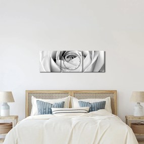 Kép - Rózsa virág részlete (órával) (90x30 cm)