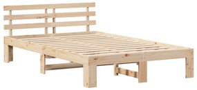 Tömör Fenyőfa Ágykeret Természetes Fa Tömör Fa 140 x 190 cm