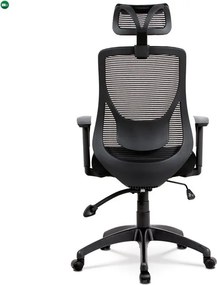 Fekete Hálós Irodai Szék, Szinkron Mechanikával. KA-A186 BK