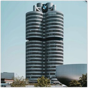 Poszterek 100x100 Bmw Felhőkarcoló Épület