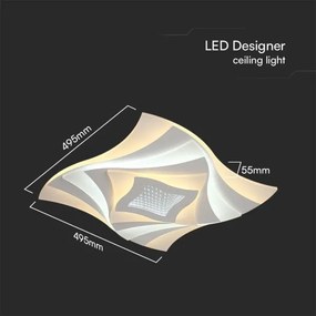 LED Dimmelhető mennyezeti lámpa LED/75W/230V 3000-6500K + távirányító