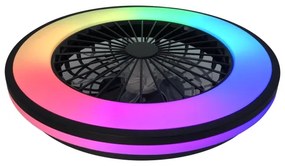 Kanlux 38034- LED RGBW Dimmelhető lámpa ventilátorral PLAVE 48W/230V 3000/4000/6500K+ távirányító