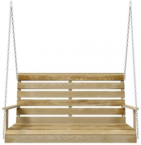 impregnált fenyőfa hintapad 110 cm