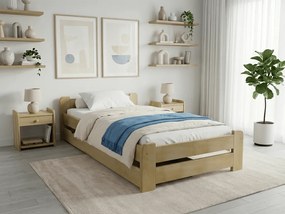 Emily ágy 80x200 cm, fenyőfa Ágyrács: Léces ágyrács, Matrac: Somnia matrac 18 cm