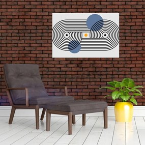 Kép - Minimalista absztrakció N⁰3 (90x60 cm)