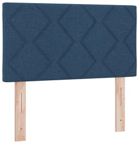 Boxspring Ágy Matraccal - Kék - 80x200 cm - Szövet