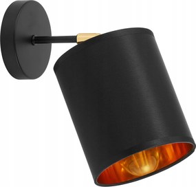 Fali lámpa Modern fekete E27 lépcsőházi fali lámpa