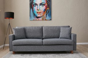 3 személyes kanapéágy Eva - Szürke