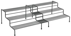 Lava fekete állítható konyhai polc - Metaltex