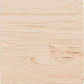 vidaXL tömör fenyőfa négyzet alakú asztallap 50 x 50 x 2,5 cm
