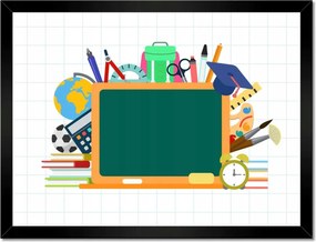 Poszterek keretben 40x30 Iskolai tábla Szerszámok