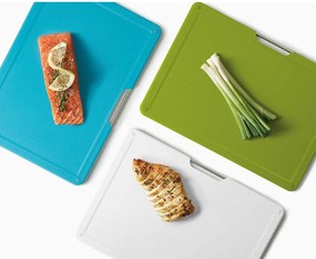 Vágódeszka készlet állvánnyal 3 db-os 23x31,5 cm Folio Slim – Joseph Joseph