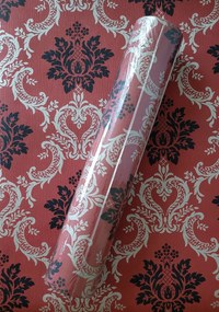 Fali tapéta, dísz, csillogó arany elemek, 6671-37