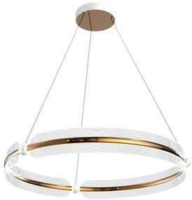 ITALUX 5900644337683 FARIS Modern Led FĂŒggesztett LĂĄmpa FehĂ©r, Arany LED IP20