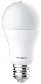 LED lámpa , égő , körte , E27 foglalat , 11 Watt , 180° , meleg fehér , TOSHIBA , 5 év garancia