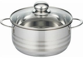 Elo 22120 Basic Rozsdamentes acél edény Brillant20 cm, 2,6 l, 2,6 l
