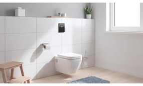 GROHE 38966KV0 - EVEN WC-nyomólap 156 × 197 mm fekete