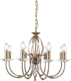 Elstead Lighting AEGEAN AG8-AGED-BRASS Csillár 8x60W/E14