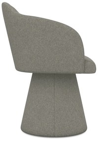 Szürke kárpitozott étkezőfotel Kanoa – Makamii