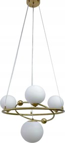 Függőlámpa Mennyezeti Csillár Gömbök arany Modern Led tej