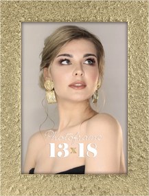 Képkeret 13x18 arany glamour portré ajándék Orion Gold