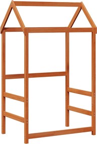 vidaXL Nappali Ágy Szett 2 pcs Faggyú barna Tömör fenyőfa