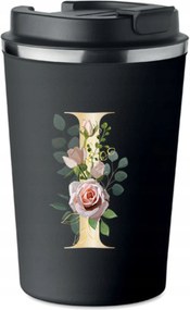 Prémium termo bögre fekete Betűvel És névvel monogram Iwona Iga KT_130_cz