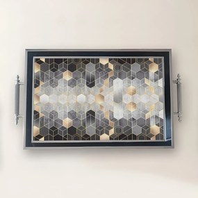 Üveg tálca, 38×24 cm – TPG9865