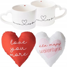 2 Párna Bögre Párnak Ajándék Valentin Napra Évfordulóra Nőnapra