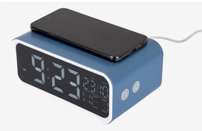 Digitális ébresztőóra vezeték nélküli töltővel Chunky LED – Karlsson