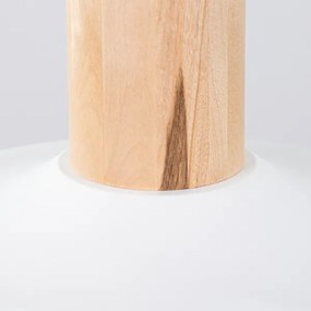 Sollux SL.1323 - Csillár zsinóron INDY 1xE27/15W/230V átm. 38 cm fehér