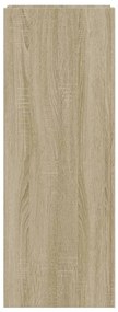 vidaXL sonoma tölgy színű szerelt fa cipőszekrény 52 x 37,5 x 100 cm